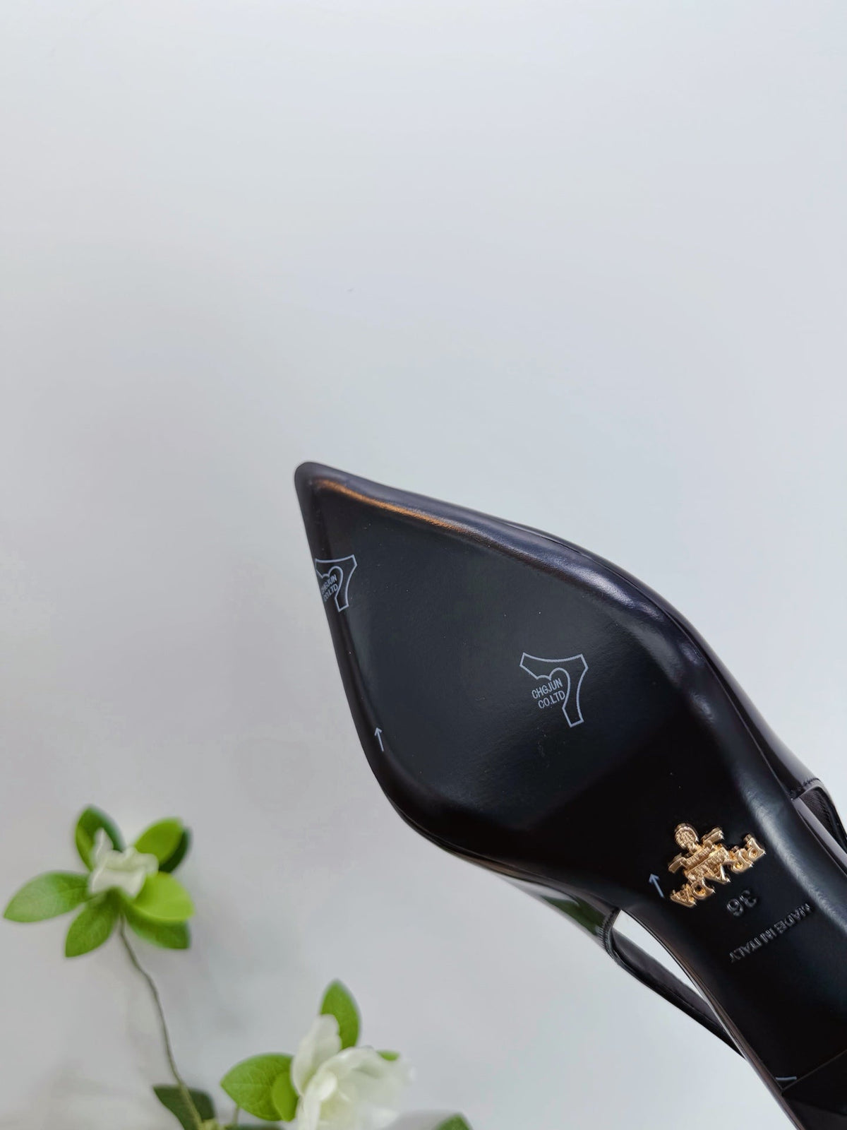 PRA 26SS Slingback 75 Black Patent Leather 592338