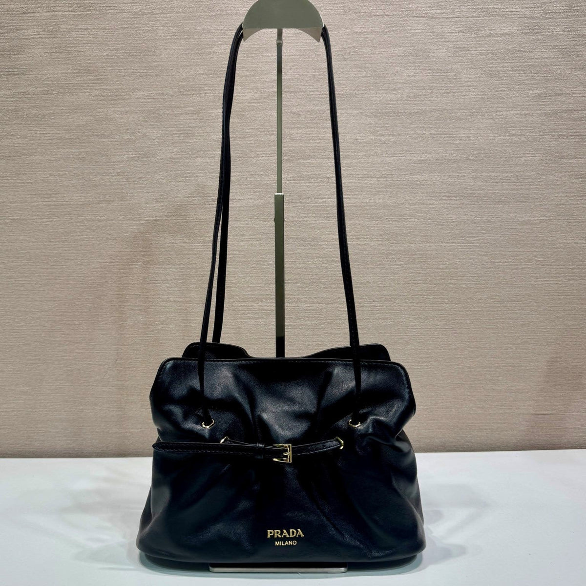 Prada Small Dada 25cm Black Nappa Leather