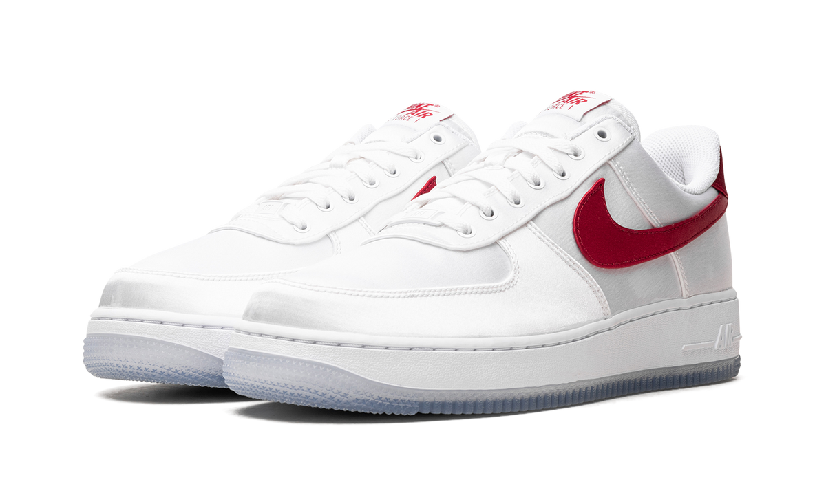 AIR FORCE 1 LO '07 WMNS "Satin White Varsity Red" DX6541 100