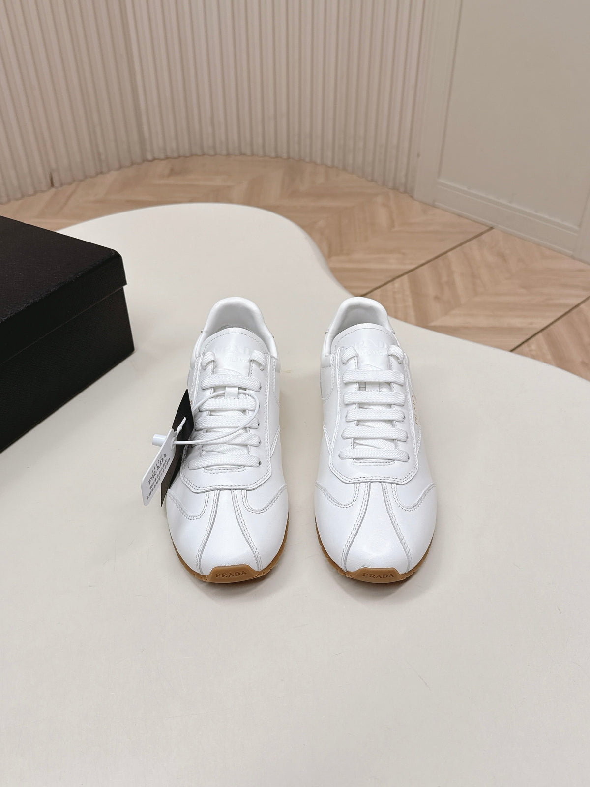 Prada 26ss German Training White Leather 644229