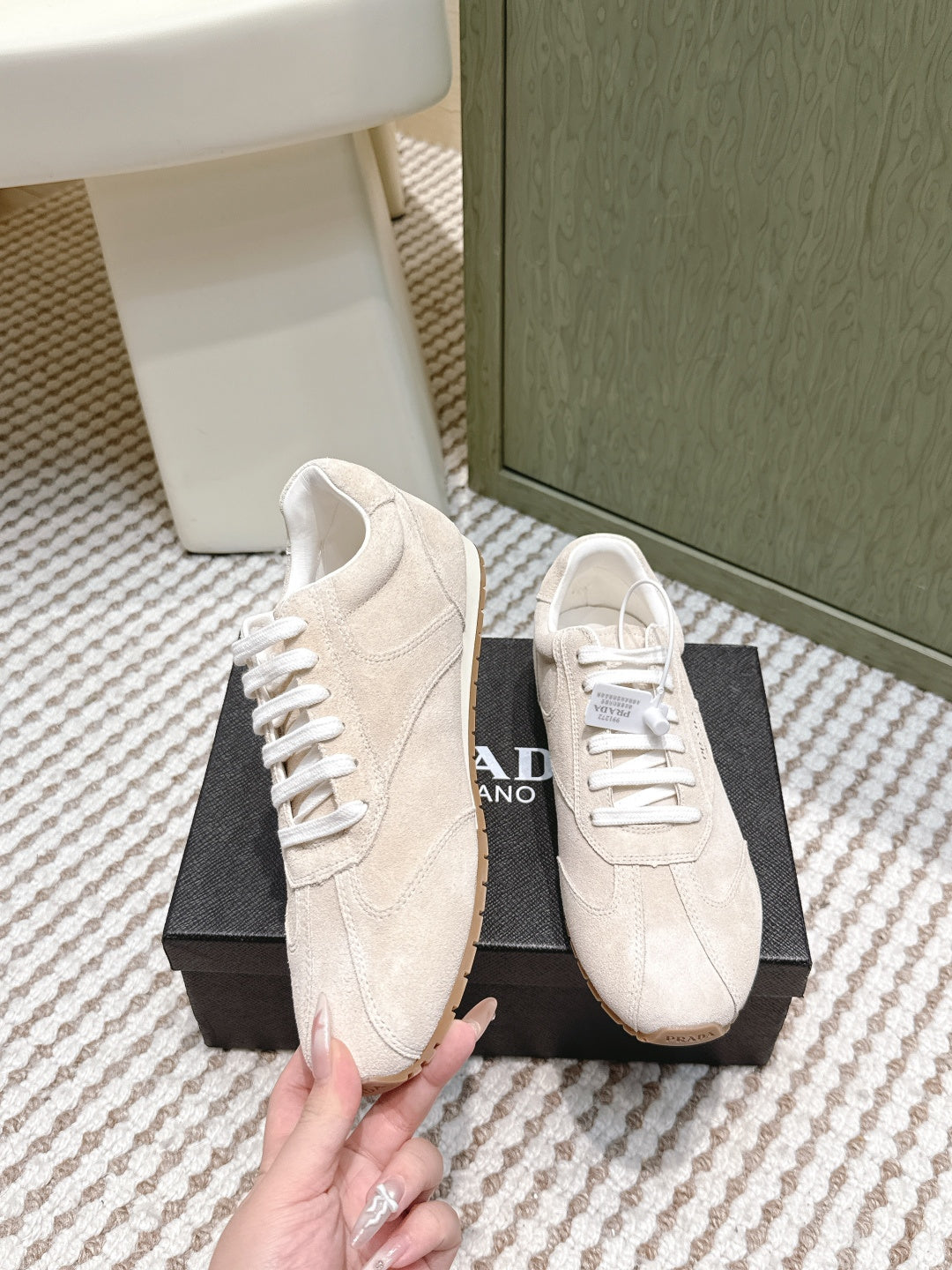 Pra 2025 Sneaker Beige Suede 556294
