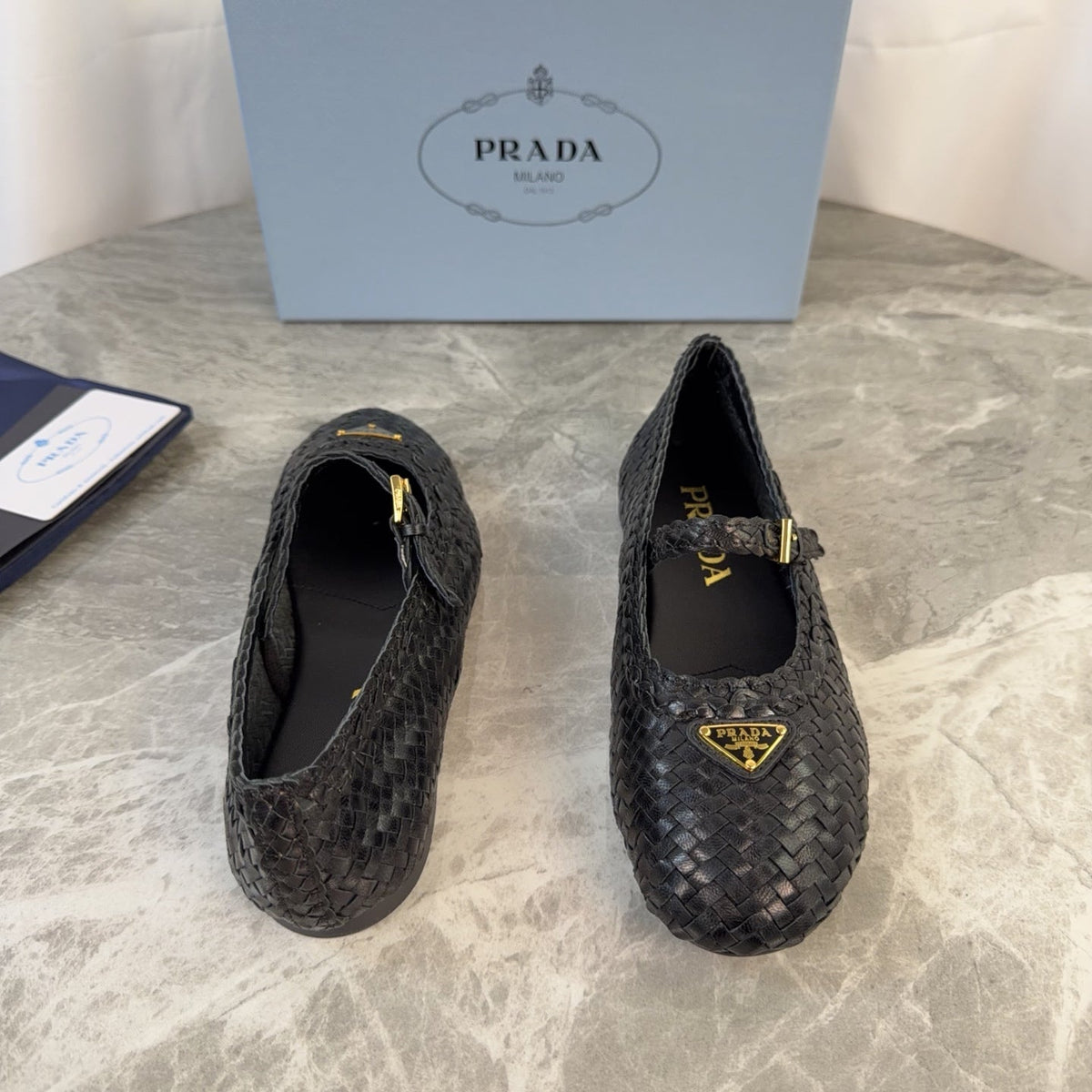 Pra 26s Ballerinas Black Leather 635153