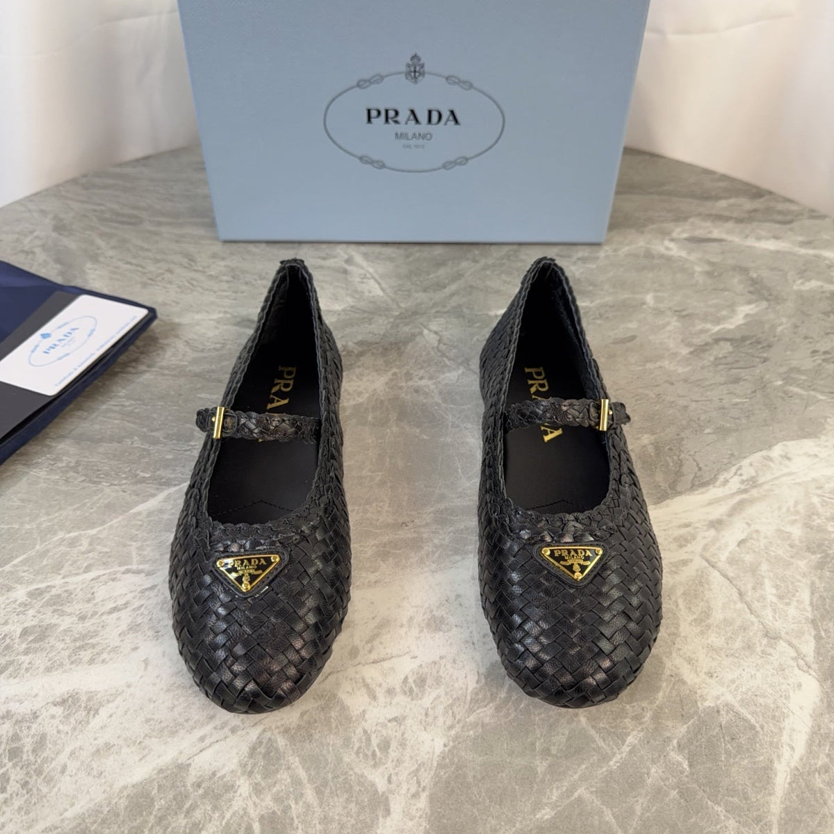 Pra 26s Ballerinas Black Leather 635153