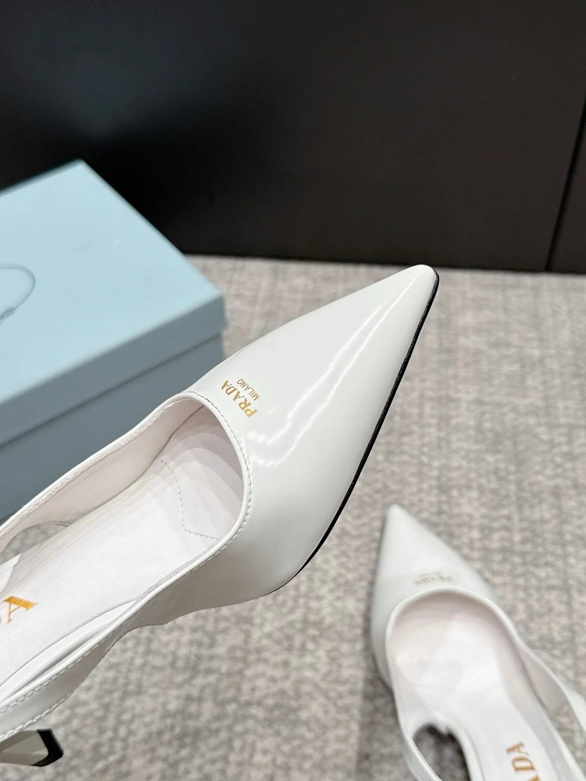 Prada 2026 Slingback 75mm Leather 855685