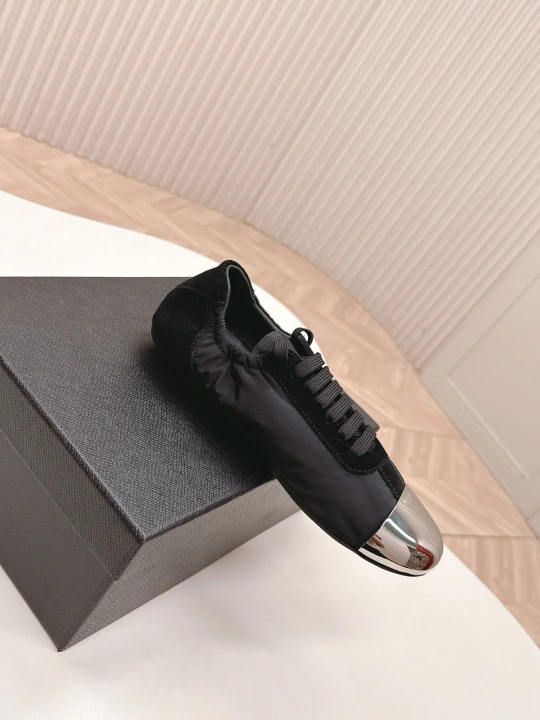 PRA 26S Mary Jane Black Sliver Canvas 600628