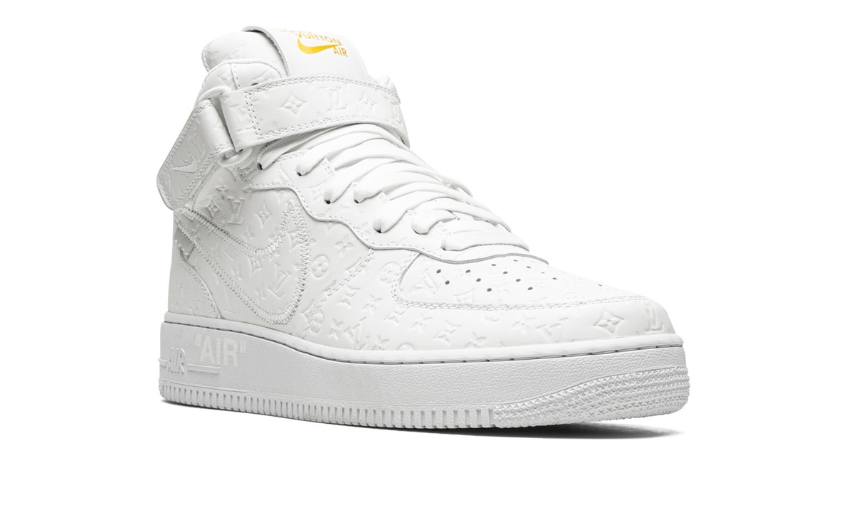 Louis Vuitton Air Force 1 Mid "Virgil Abloh - White/White" 1A9V90